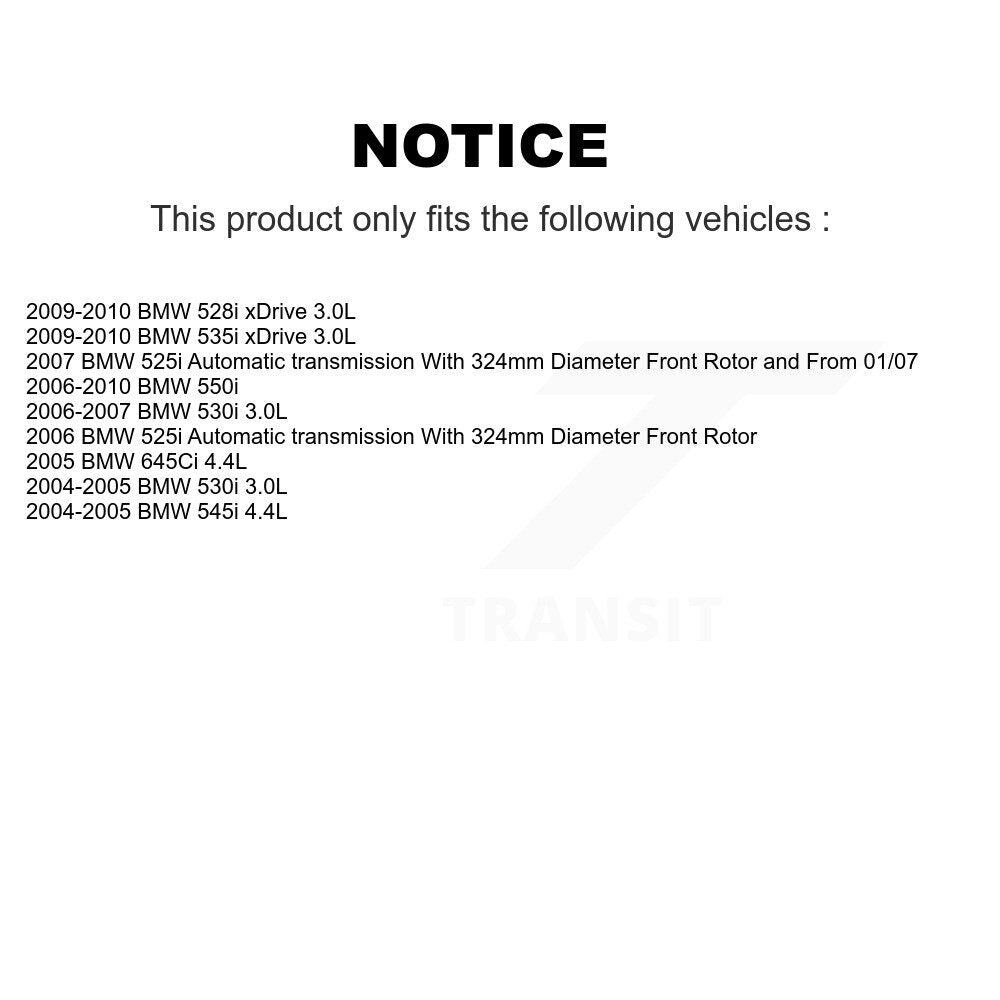 [Avant] Plaquette de frein pour BMW 530i 528i xDrive 525i 535i 550i 545i KCW-100712