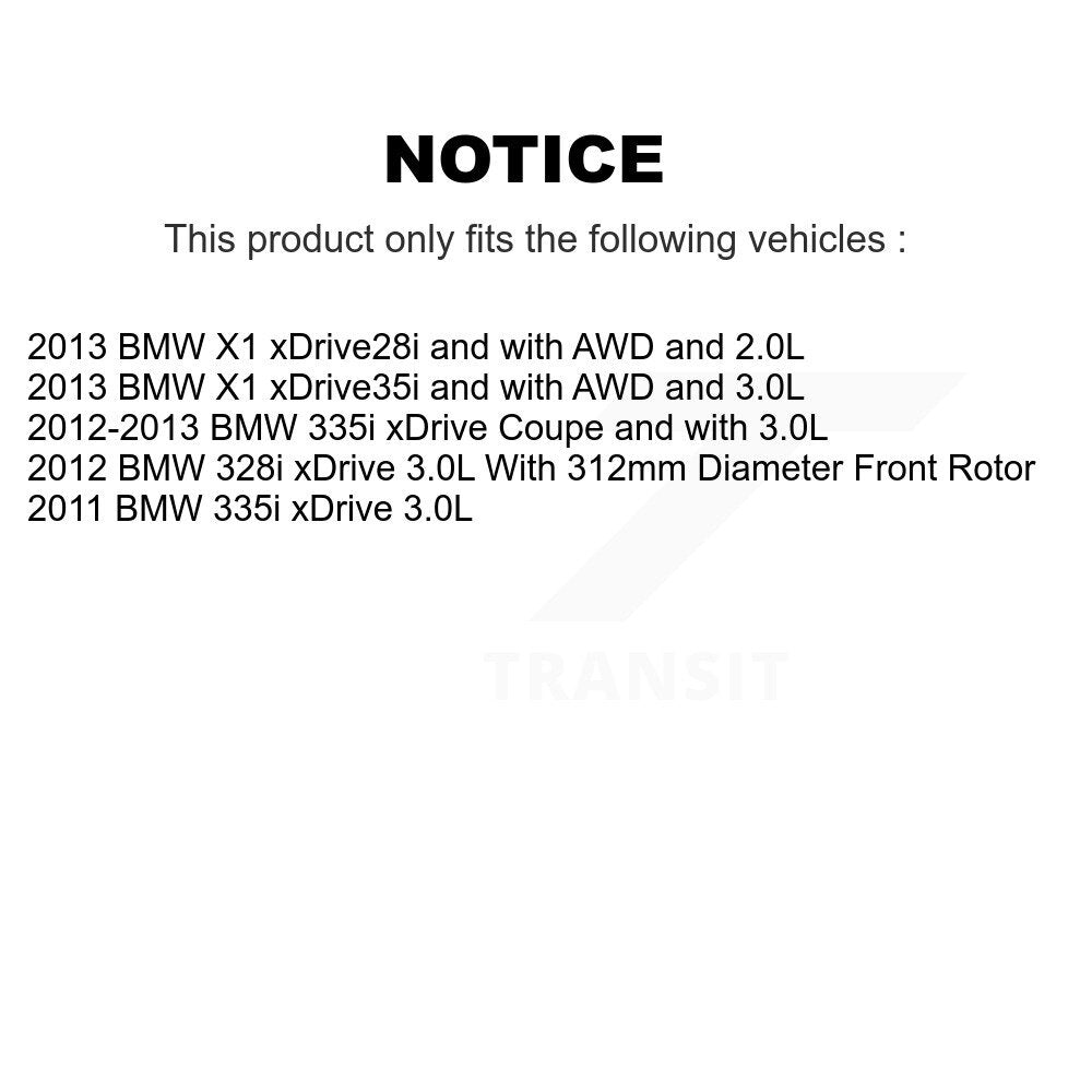 [Avant] Plaquette de frein pour BMW 335i xDrive X1 328i KCW-100726