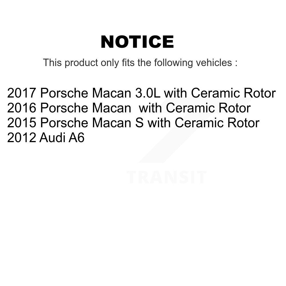 [Arrière] Plaquette de frein pour Porsche Macan Audi A6 KCW-100773