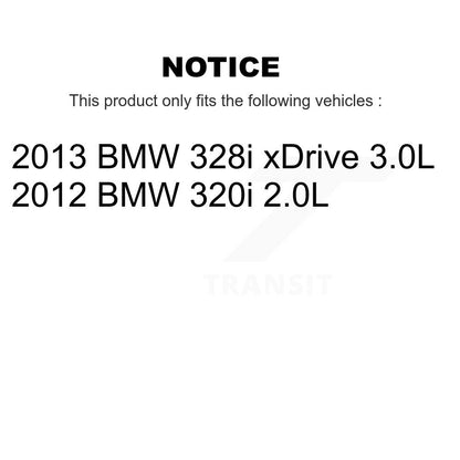 [Arrière] Plaquette de frein pour 2013 BMW 328i xDrive 3.0L KCW-100810