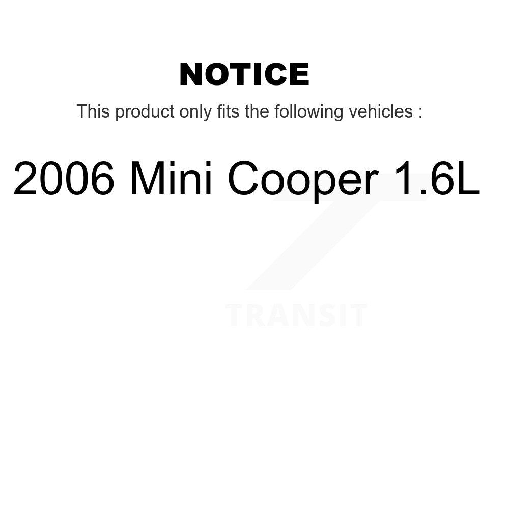 [Arrière] Plaquette de frein pour 2006 Mini Cooper 1.6L KCW-100834