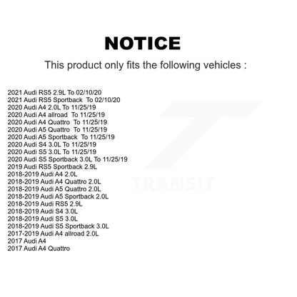 [Arrière] Plaquette de frein pour Audi A4 Quattro A5 Sportback S5 allroad S4 RS5 KCW-100852
