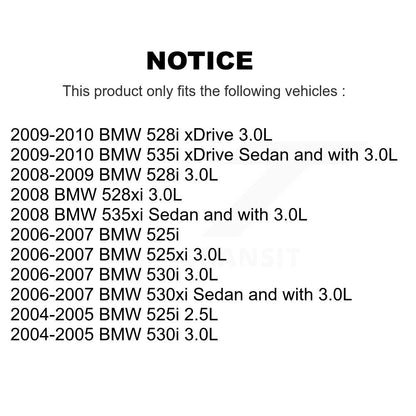 [Arrière] Plaquette de frein pour BMW 530i 530xi 528i xDrive 525i 535i 535xi KCW-100878