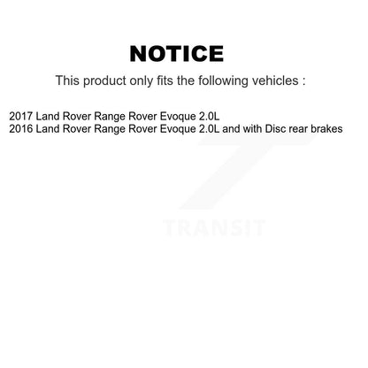 [Arrière] Plaquette de frein pour Land Rover Range Evoque KCW-100893