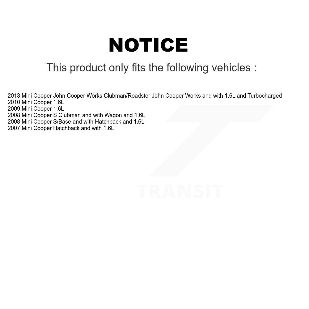 [Arrière] Plaquette de frein pour Mini Cooper KCW-100895