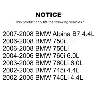 [Arrière] Plaquette de frein pour BMW 750i 750Li 745i 745Li 760Li Alpina B7 760i KCW-100911