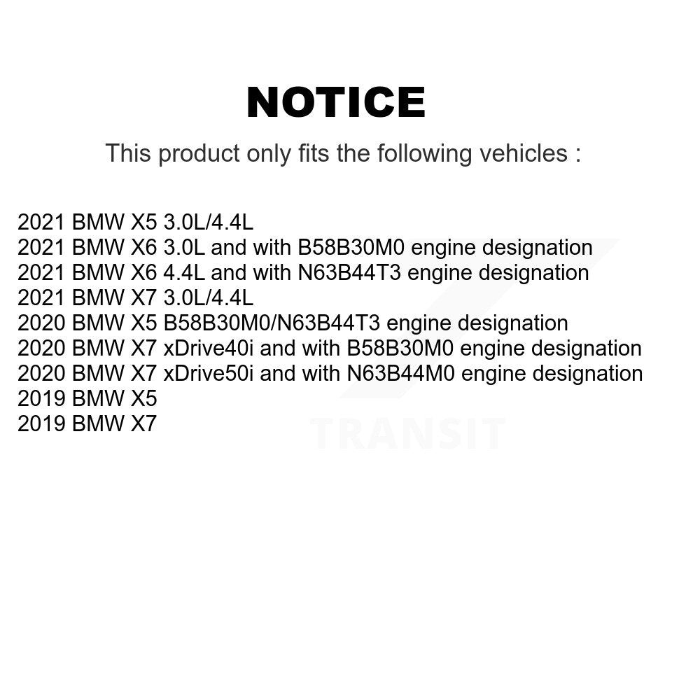 [Arrière] Plaquette de frein pour BMW X5 X7 X6 KCW-100912
