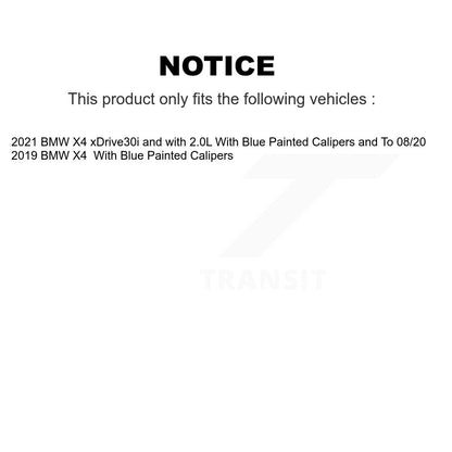 [Arrière] Plaquette de frein pour BMW X4 KCW-100913