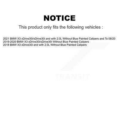 [Arrière] Plaquette de frein pour BMW X3 KCW-100927