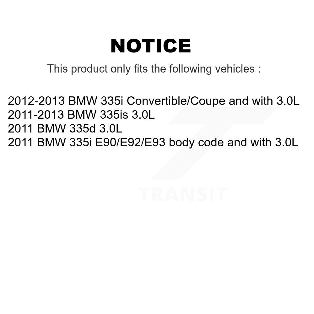 [Arrière] Plaquette de frein pour BMW 335i 335is 335d KCW-100931