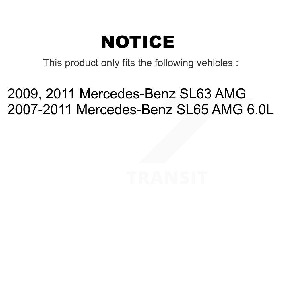 [Arrière] Plaquette de frein pour Mercedes-Benz SL63 AMG SL65 KCW-100940