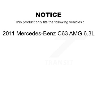 [Arrière] Plaquette de frein pour 2011 Mercedes-Benz C63 AMG 6.3L KCW-100942
