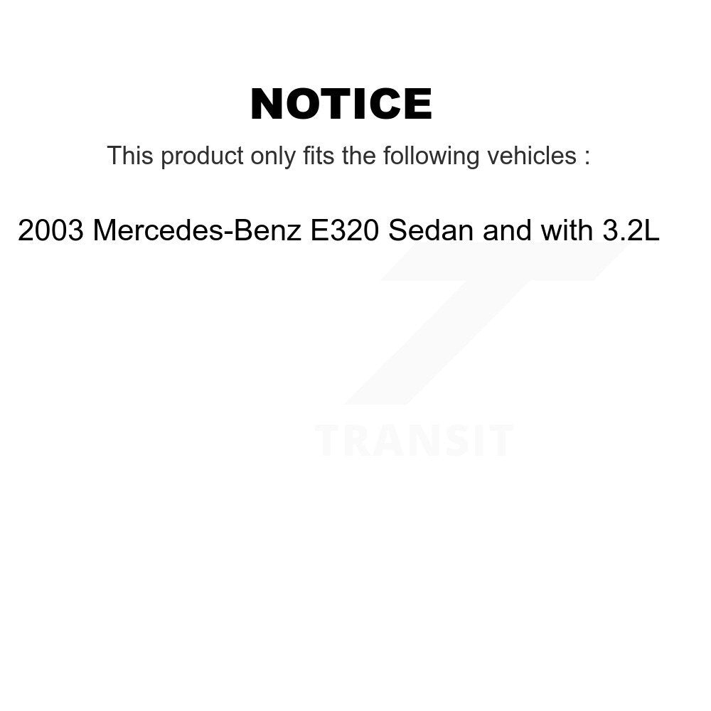 [Arrière] Plaquette de frein pour 2003 Mercedes-Benz E320 Sedan with 3.2L KCW-100946