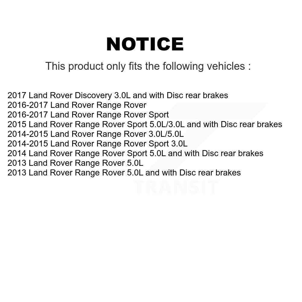 [Arrière] Plaquette de frein pour Land Rover Range Sport Discovery KCW-100949