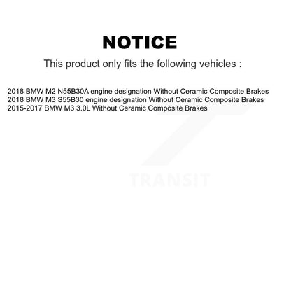 [Arrière] Plaquette de frein pour BMW M3 M2 Without Composite Brakes KCW-100955
