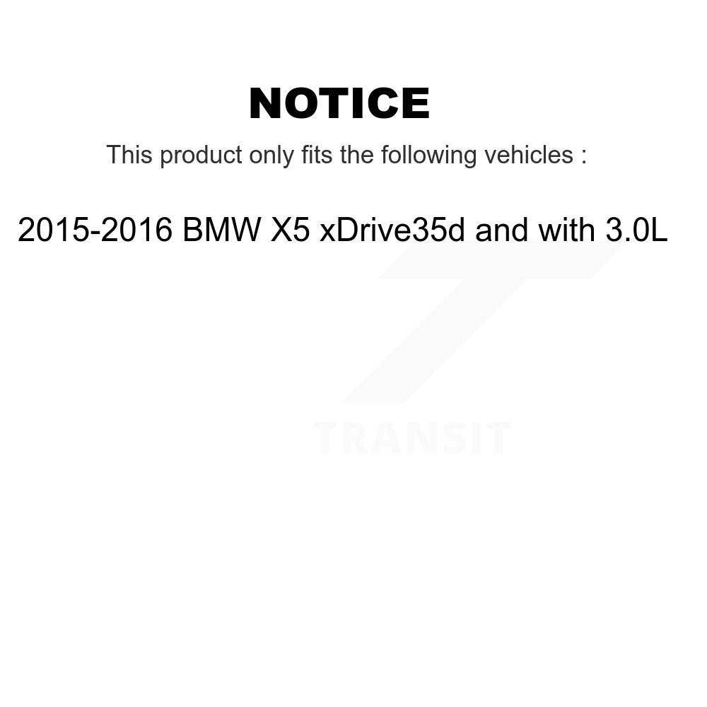 [Arrière] Plaquette de frein pour 2015-2016 BMW X5 xDrive35d with 3.0L KCW-100964