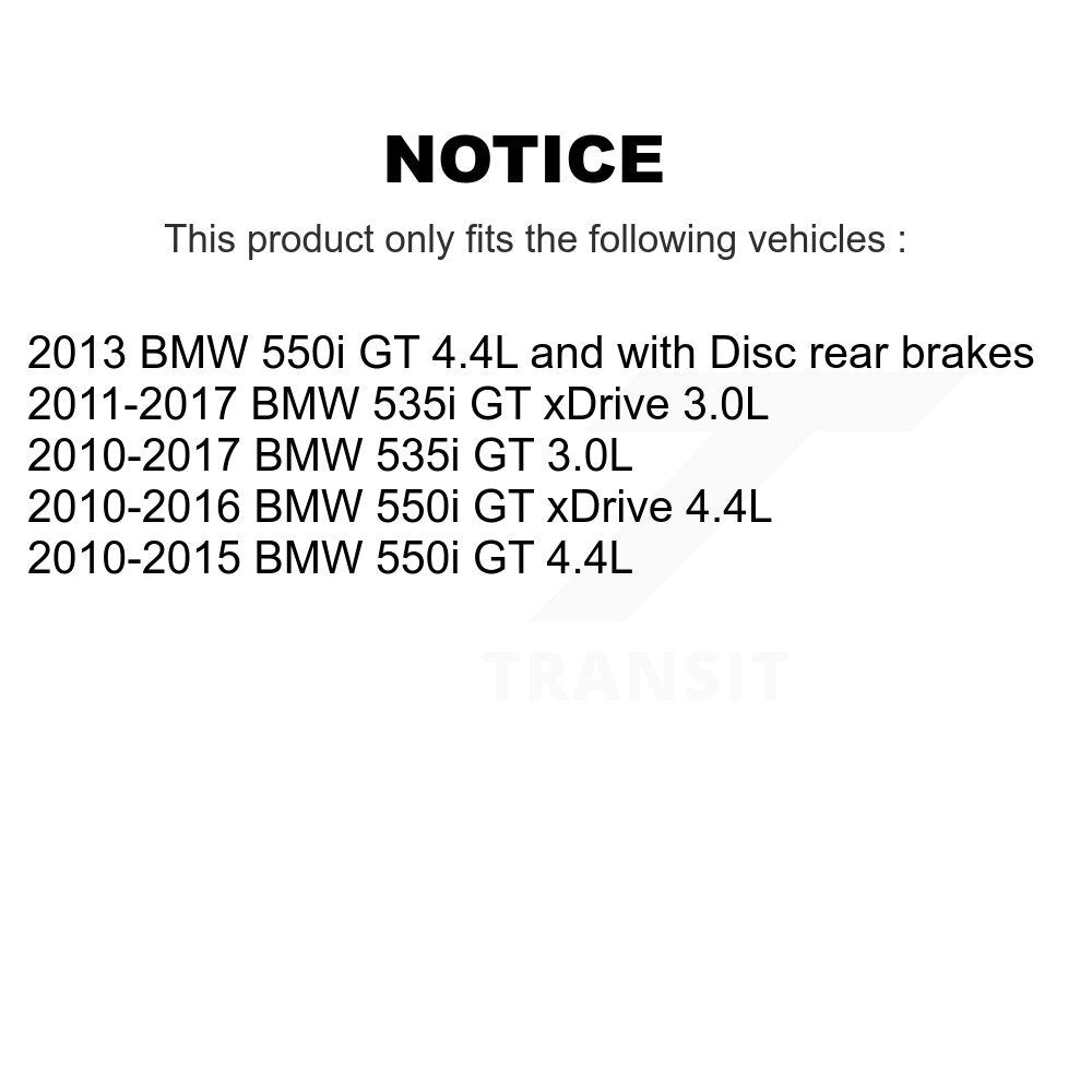 [Arrière] Plaquette de frein pour BMW 535i GT xDrive 550i KCW-100967