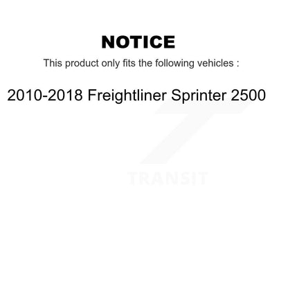 [Avant et Arrière] Plaquette de frein pour 10-18 Freightliner Sprinter 2500 KCW-101030