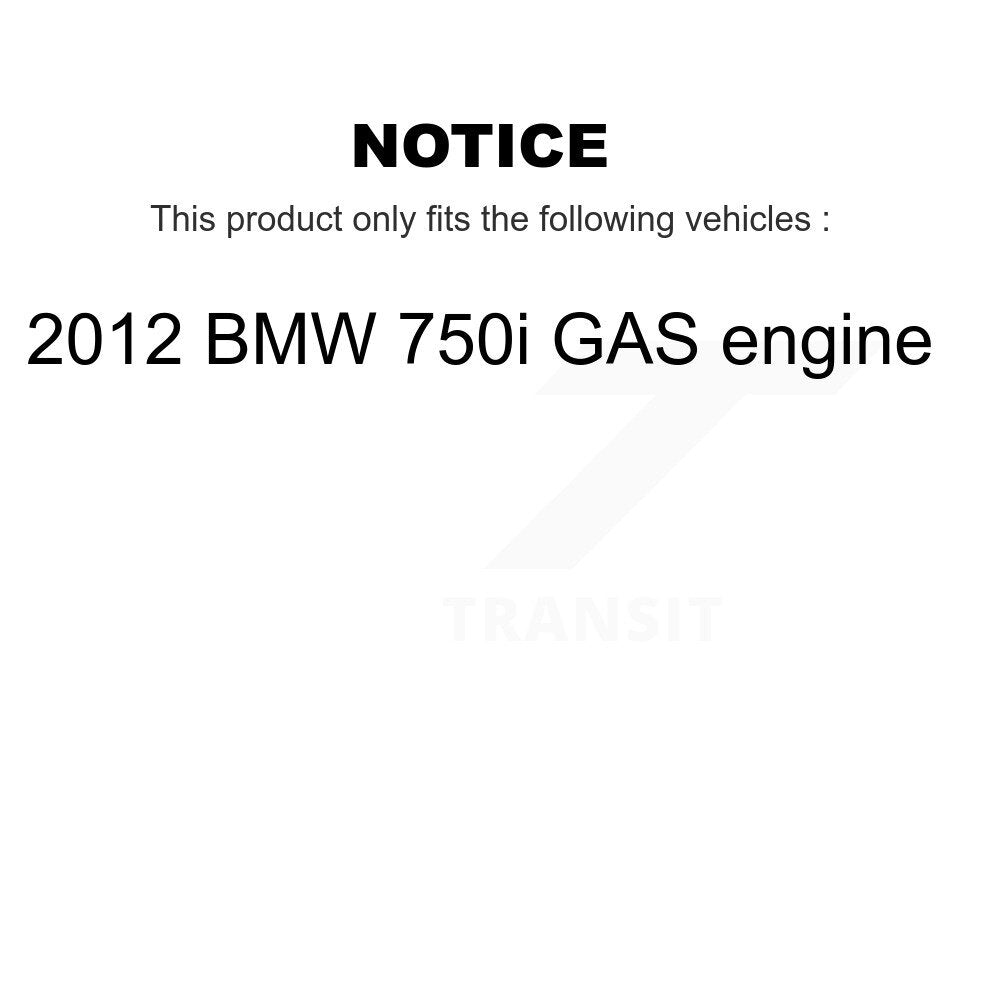 [Avant et Arrière] Plaquette de frein pour 2012 BMW 750i GAS engine KCW-101054