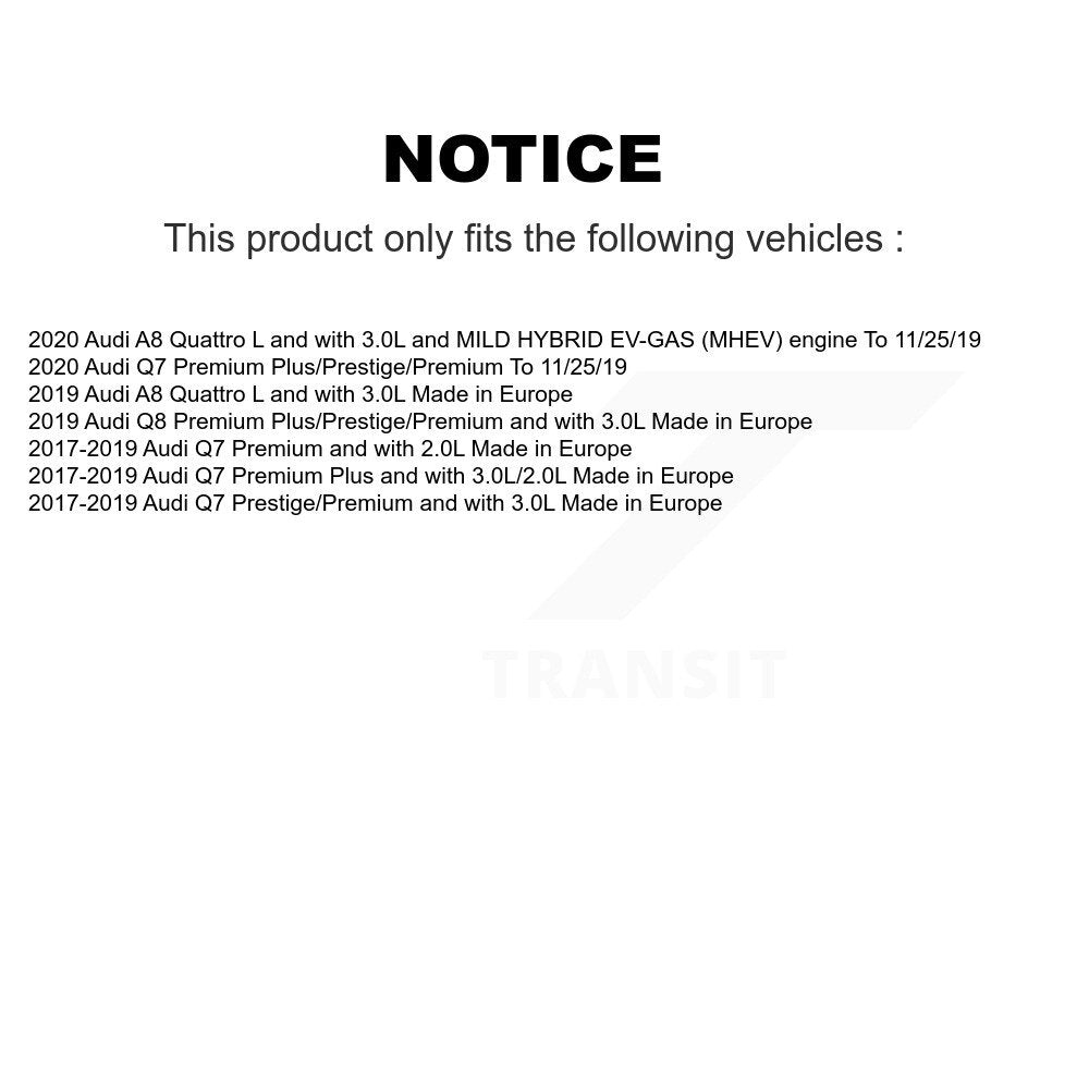 [Avant et Arrière] Plaquette de frein pour Audi Q7 Q8 A8 Quattro KCW-101068