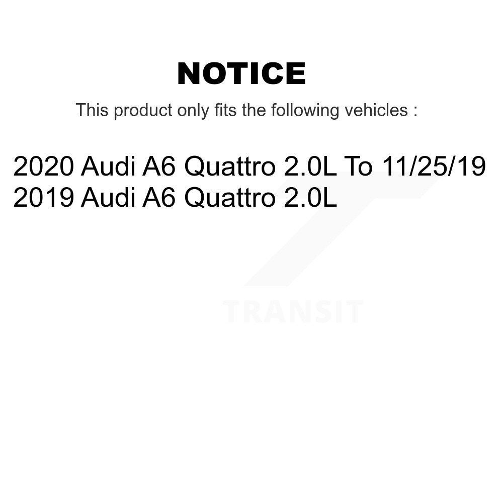 [Avant et Arrière] Plaquette de frein pour Audi A6 Quattro 2.0L KCW-101073