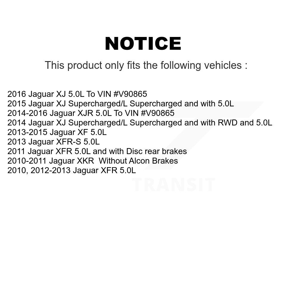 [Avant et Arrière] Plaquette de frein pour Jaguar XF XJ XFR XKR XFR-S XJR KCW-101080