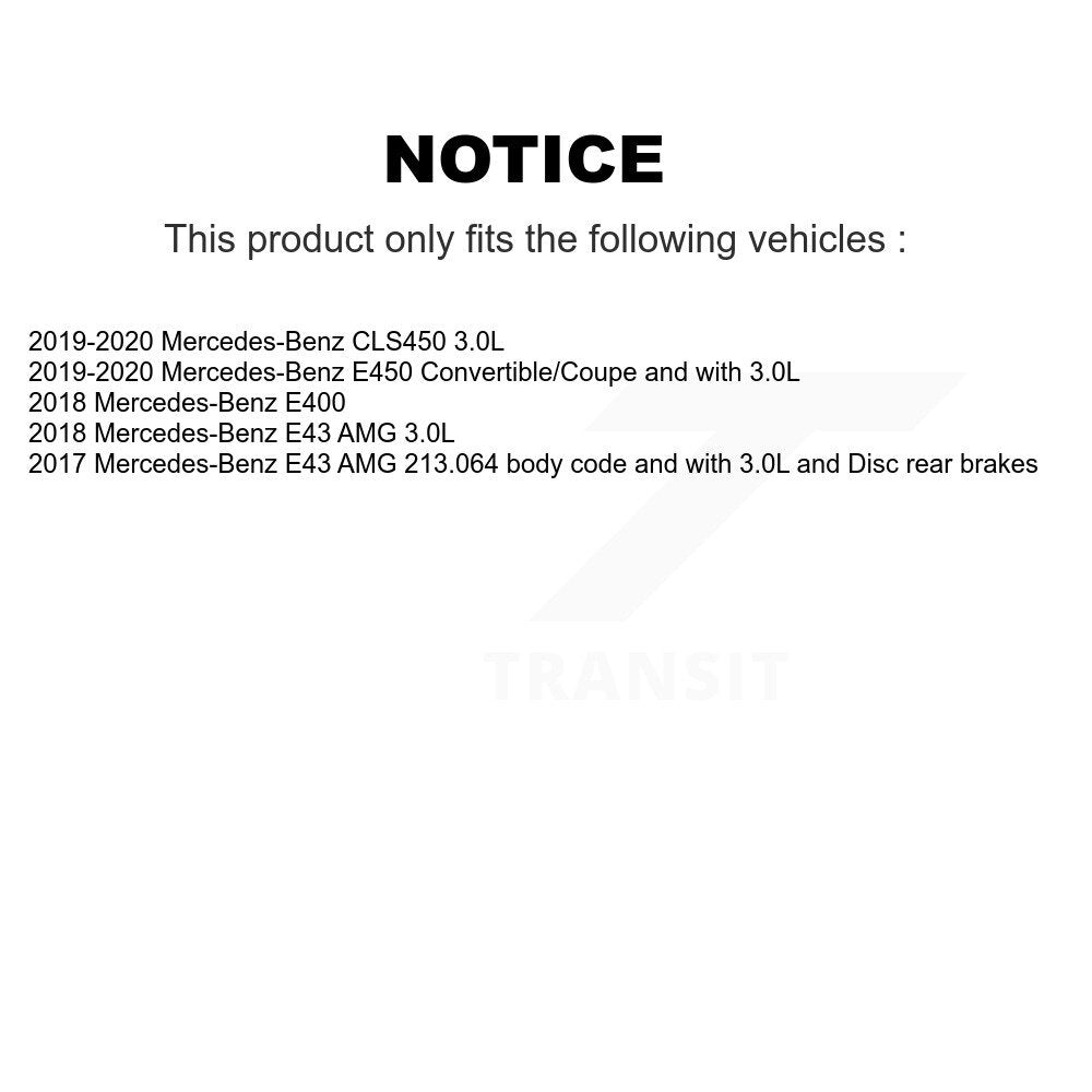 [Avant et Arrière] Plaquette de frein pour Mercedes-Benz E400 E450 E43 AMG CLS450 KCW-101087