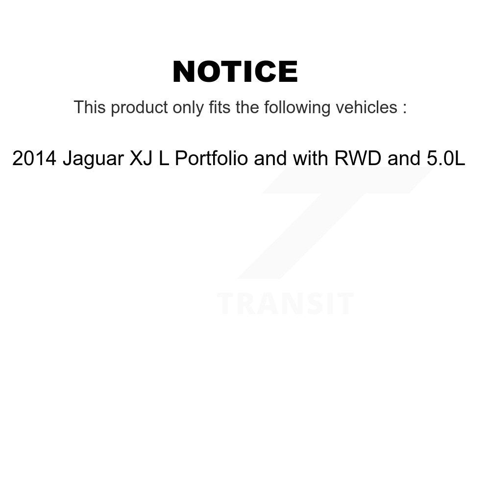 [Avant et Arrière] Plaquette de frein pour 2014 Jaguar XJ L Portfolio with RWD 5.0L KCW-101092