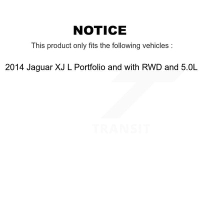 [Avant et Arrière] Plaquette de frein pour 2014 Jaguar XJ L Portfolio with RWD 5.0L KCW-101092