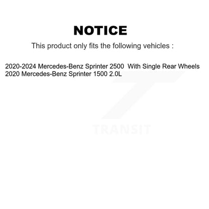 [Avant et Arrière] Plaquette de frein pour Mercedes-Benz Sprinter 2500 1500 KCW-101135
