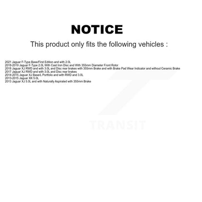 [Avant] Plaquette de frein pour Jaguar XJ F-Type XK KCW-101171