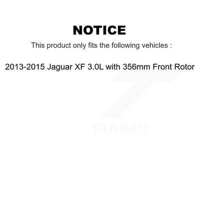 [Avant] Plaquette de frein pour 13-15 Jaguar XF 3.0L with 356mm Rotor KCW-101208