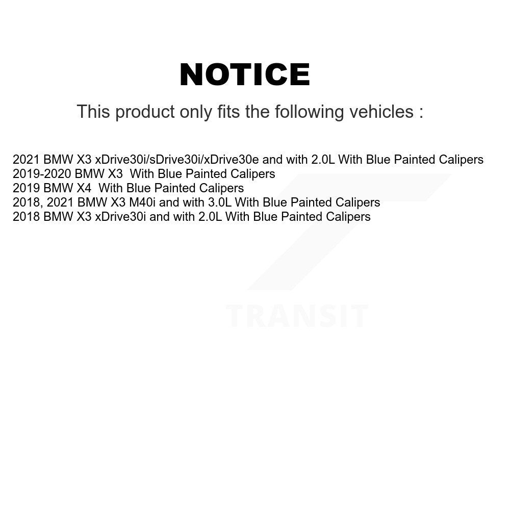 [Avant] Plaquette de frein pour BMW X3 X4 KCW-101214