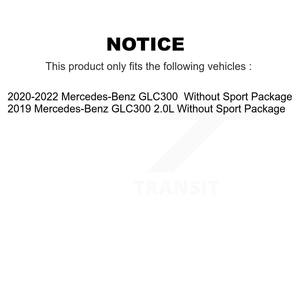[Avant] Plaquette de frein pour Mercedes-Benz GLC300 Without Sport Package KCW-101223