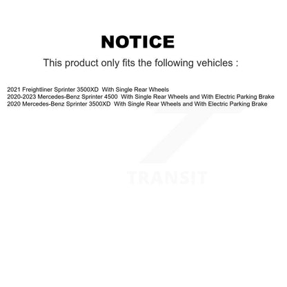 [Arrière] Plaquette de frein pour Mercedes-Benz Sprinter 4500 Freightliner KCW-101240