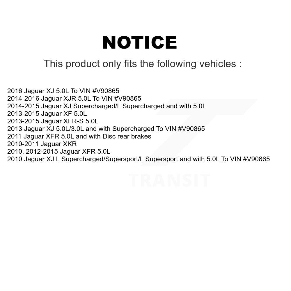 [Arrière] Plaquette de frein pour Jaguar XF XJ XFR XKR XFR-S XJR KCW-101262