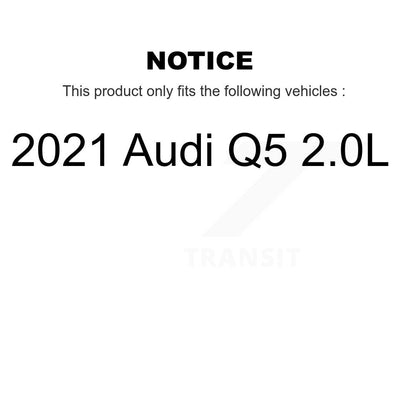 [Avant et Arrière] Plaquette de frein pour 2021 Audi Q5 2.0L KCW-101287