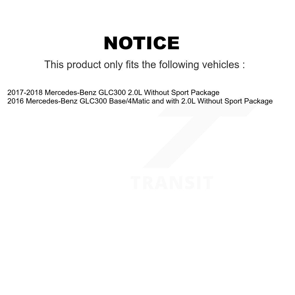 [Avant et Arrière] Plaquette de frein pour Mercedes-Benz GLC300 KCW-101303
