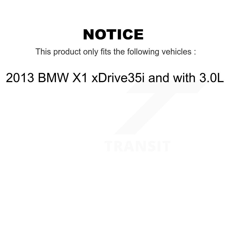 [Avant et Arrière] Plaquette de frein pour 2013 BMW X1 xDrive35i with 3.0L KCW-101310