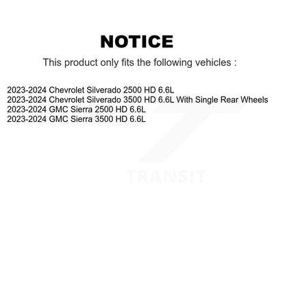 [Avant et Arrière] Plaquette de frein pour GMC Chevrolet Sierra 2500 HD 3500 KCW-101360
