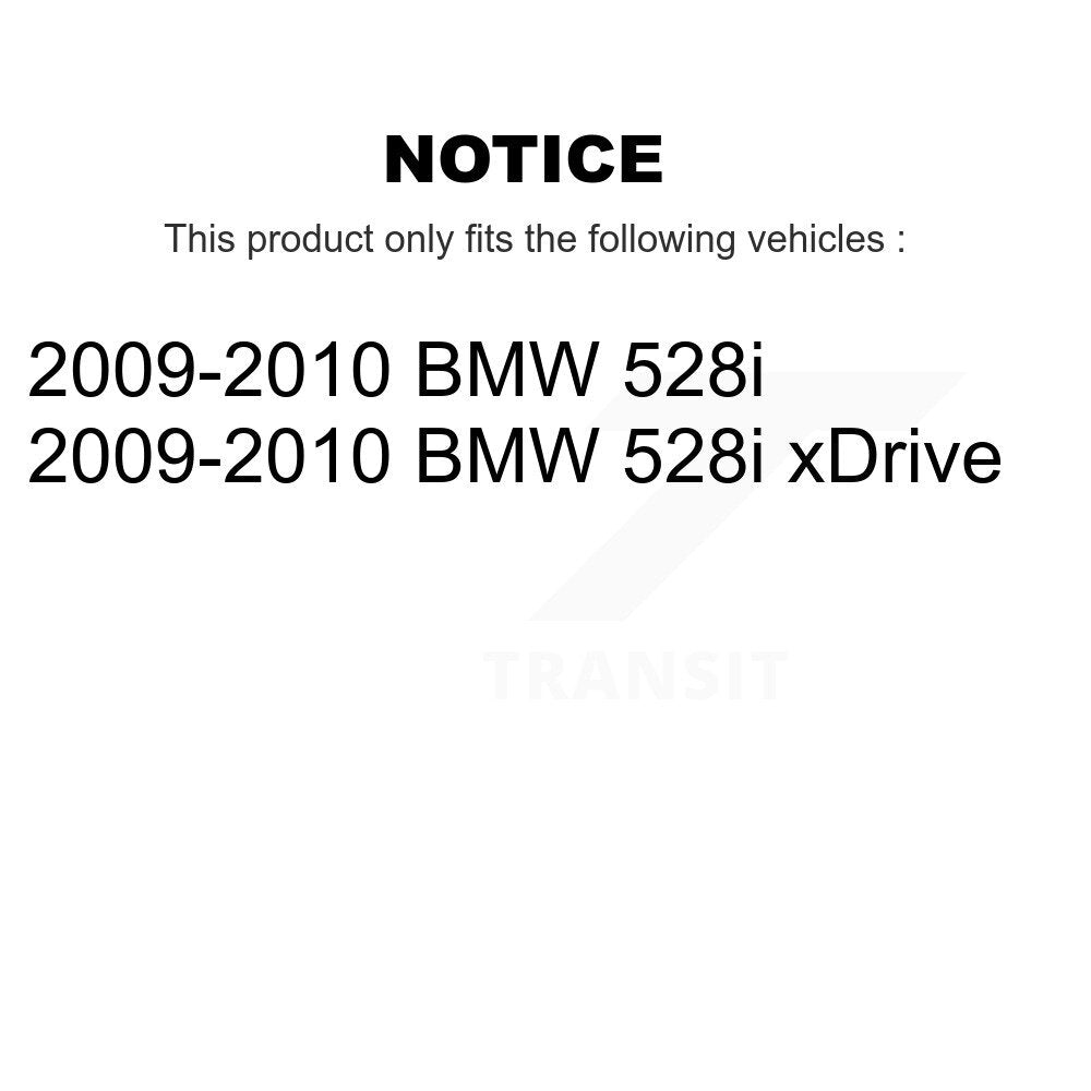 [Arrière] Plaquette de frein pour 2009-2010 BMW 528i xDrive KCW-101400