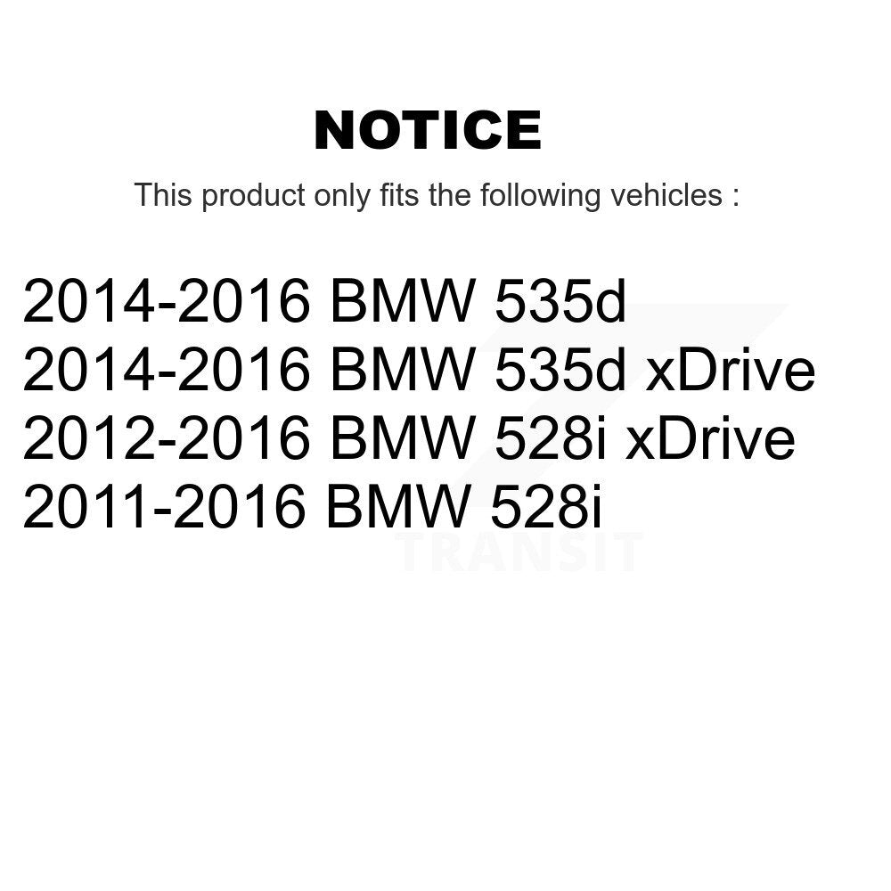 [Arrière] Plaquette de frein pour BMW 528i xDrive 535d KCW-101413