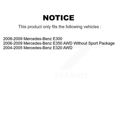 [Avant + Arrière] Kit de plaquette (céramique) de frein pour Mercedes-Benz E350 E320 E300 KCX-100050