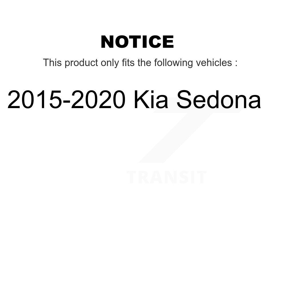 [Avant + Arrière] Kit de plaquette (céramique) de frein pour 2015-2020 Kia Sedona KCX-100055