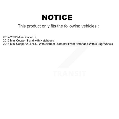 [Avant + Arrière] Kit de plaquette (céramique) de frein pour Mini Cooper KCX-100071