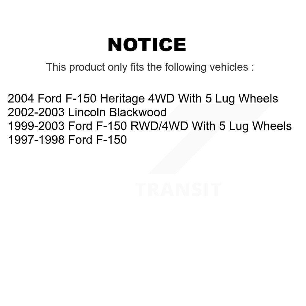 [Avant + Arrière] Kit de plaquette (céramique) de frein pour Ford F-150 Heritage Lincoln Blackwood KCX-100083