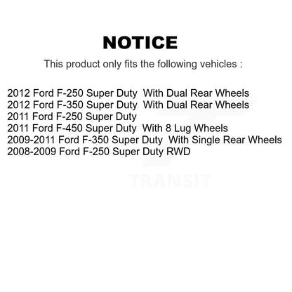 [Avant + Arrière] Kit de plaquette (céramique) de frein pour Ford F-250 Super Duty F-350 F-450 KCX-100098