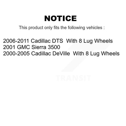 [Avant + Arrière] Kit de plaquette (céramique) de frein pour Cadillac DeVille DTS Chevrolet Silverado 3500 GMC Sierra KCX-100126