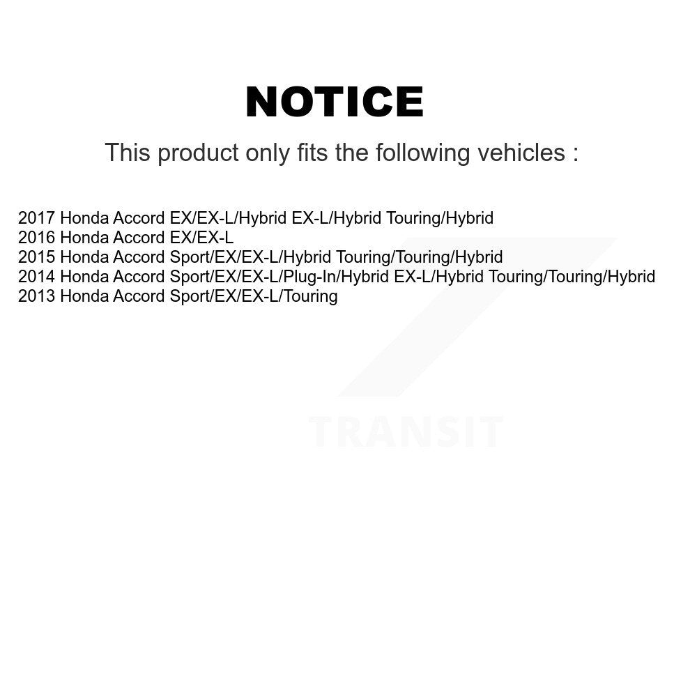 [Avant + Arrière] Kit de plaquette (céramique) de frein pour Honda Accord KCX-100136
