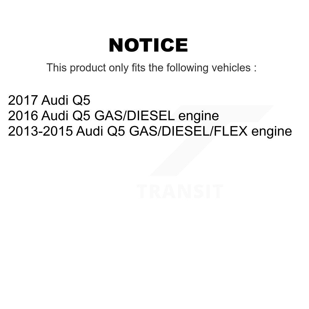[Avant + Arrière] Kit de plaquette (céramique) de frein pour Audi Q5 KCX-100142